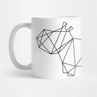 Geometric hippo Mug